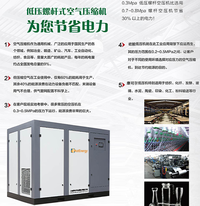 低压变频螺杆空压机